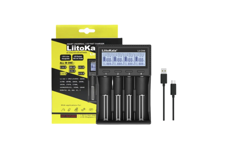 Универсальное зарядное устройство LiitoKala Lii-CH4 5V 2A на 4 канала, фото 6