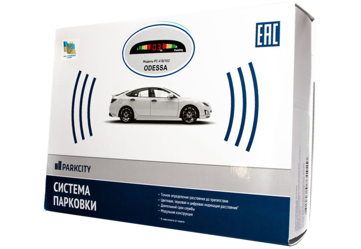 Парктроник ParkCity Odessa 418/102 Light Grey (4 датчика), Цвет датчиков: светло-серый, фото 15