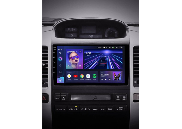 Штатная магнитола Teyes CC3L 4+32Gb Toyota Land Cruiser Prado 120 / Lexus GX470 J120 2002-2009 (F1) (A) 9", Линейка: CC3L, Модификация: 4+32Gb, Комплектация: F1 A, фото 2