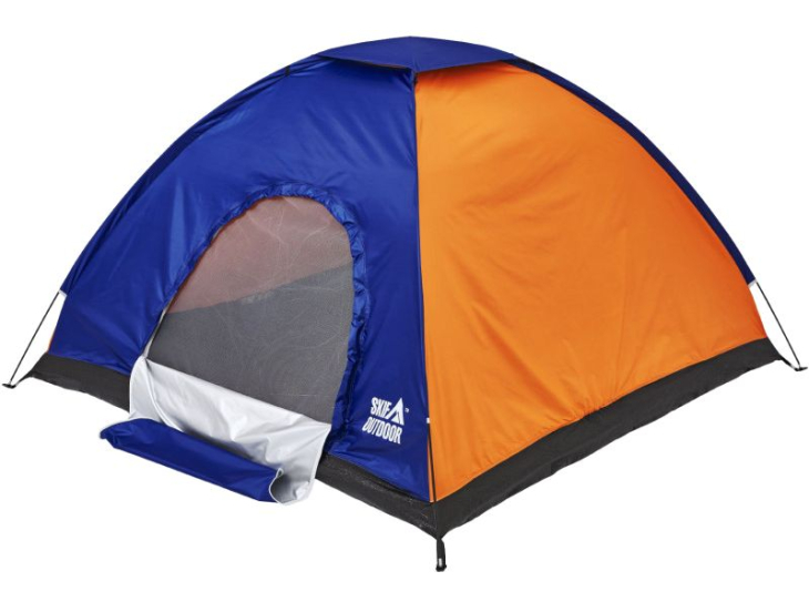 Палатка Skif Outdoor Adventure I 200x200cm orange-blue, Цвет: синий, фото 4