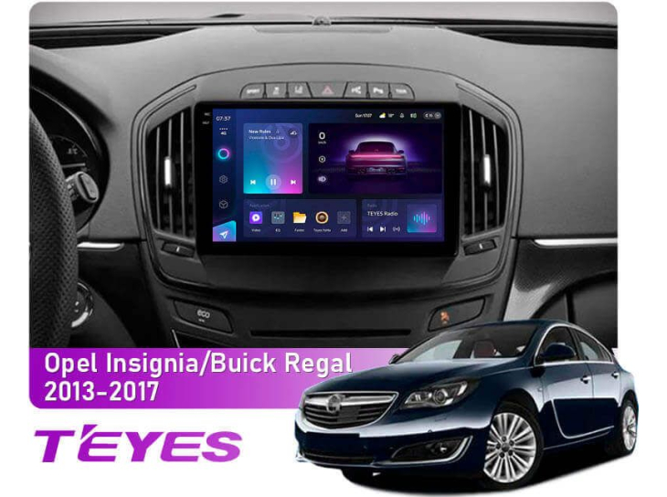 Штатная магнитола Teyes CC3 2k 4+32Gb Opel Insignia 1, Buick Regal 2013-2017 (B) 9", Линейка: CC3 2k, Модификация: 4+32Gb, Комплектация: B, фото 3
