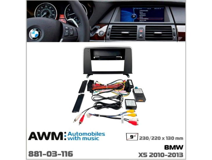 Переходная рамка AWM 881-03-116 для BMW X5 2010-2013, фото 10