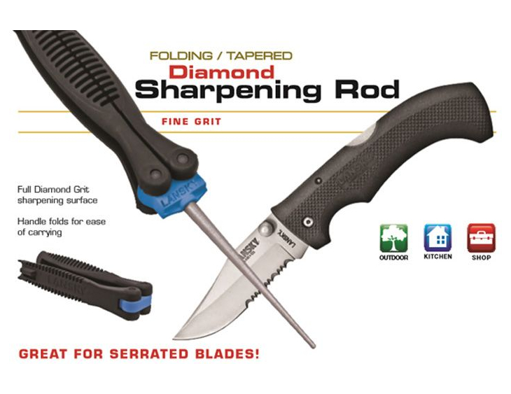 Точило Lansky New Folding Diamond Tapered Rod Fine  (TR-600), фото 8