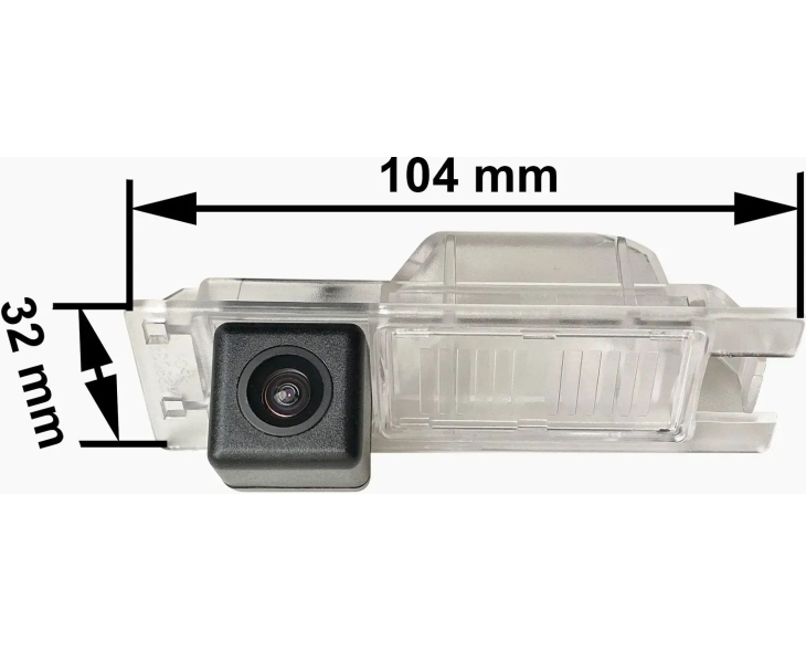 Камера заднего вида Prime-X CA-1340 D-5 с динамической разметкой для Fiat Doblo 2001-2009, Nuovo Doblo 2009+, 500L 2012+, Alfa Romeo Giulietta 2010+, Модель камеры: Prime-X D5, фото 2