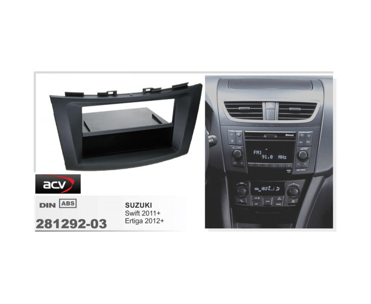 Переходная рамка ACV 281292-03 для Suzuki Swift, Ertiga, фото 2