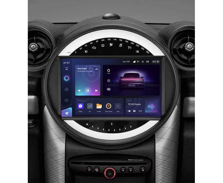 Штатна магнітола Teyes CC3 360 2k 6+128Gb BMW Mini 2010-2016 (F2) 9", Лінійка: CC3 360 2k, Модифікація: 6+128Gb, Комплектація: F2, фото 3