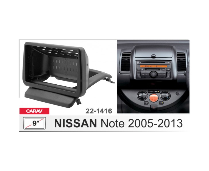 Переходная рамка Carav 22-1416 для Nissan Note 2005-2013, фото 2