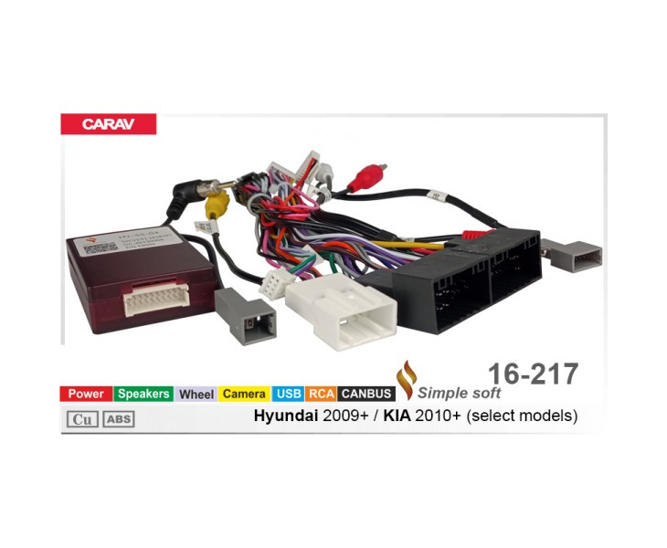 Комплект переходников Carav 16-217 в Hyundai, Kia (для магнитол 7", 9", 10.1"), фото 5