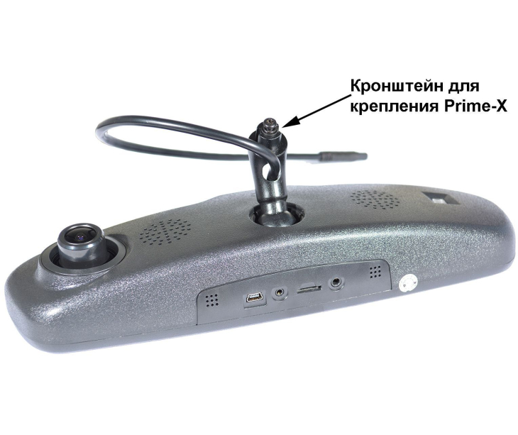 Штатне дзеркало Prime-X 050DMD з автозатемненням, відеореєстратором, камерою заднього виду, що замінюється, фото 7