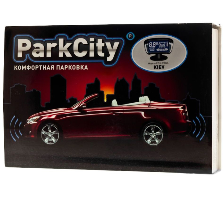 Парктроник ParkCity Kiev 818/302L Black (8 датчиков), Цвет датчиков: черный, фото 7