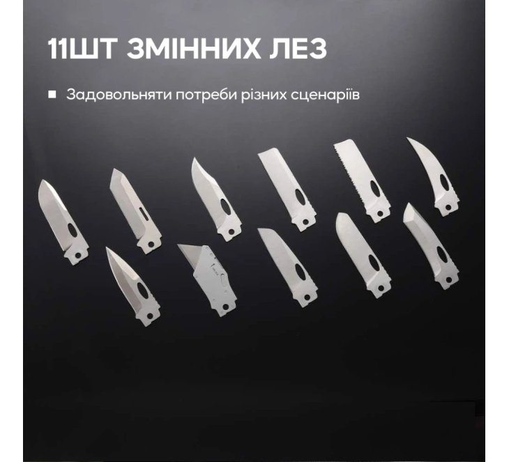 Набор сменных клинков Roxon 3в1 (BA03; BA08; BA09), фото 4