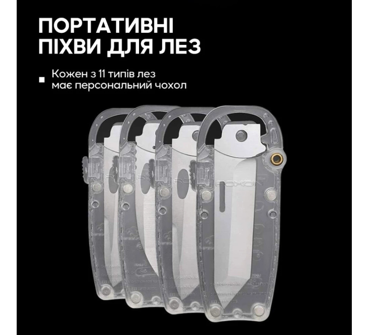 Набор сменных клинков Roxon 3в1 (BA03; BA08; BA09), фото 6