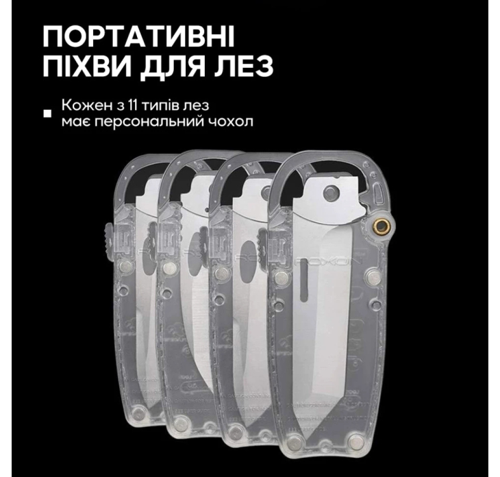 Набор сменных клинков Roxon 3в1 (BA14; BA15; BA17), фото 7