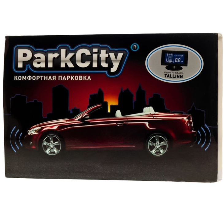 Парктроник ParkCity Tallinn 818/305L Black (8 датчиков), Цвет датчиков: черный, фото 5