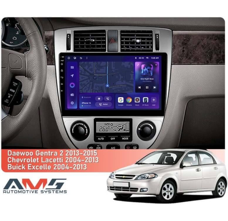 Штатная магнитола AMS MOSS M3 4+32Gb Chevrolet Lacetti J200/Buick Excelle Hrv 2004-2013/Daewoo Gentra 2 2013-2015 (F2) 10", Линейка: MOSS M3 4+32Gb, Комплектация: F2, фото 2