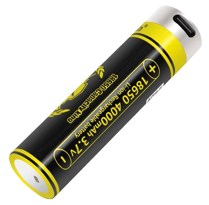 Аккумулятор LiitoKala USB-King4000 3.7V 18650 4000mAh с USB, фото 2
