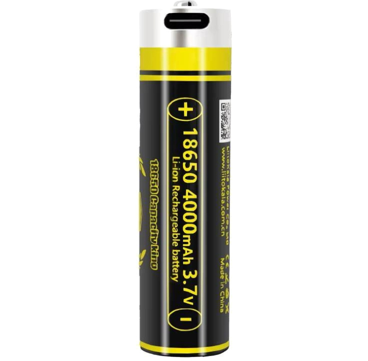 Аккумулятор LiitoKala USB-King4000 3.7V 18650 4000mAh с USB, фото 3