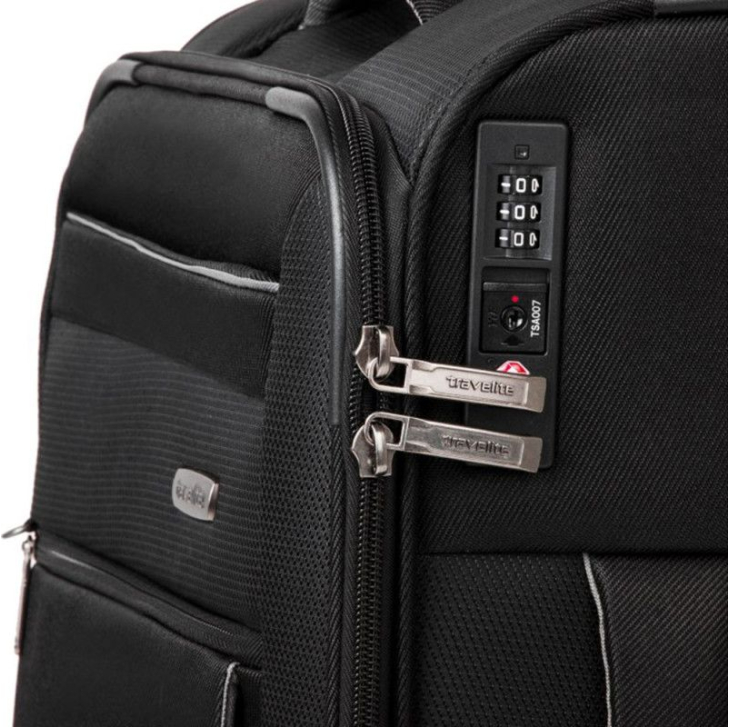 Чемодан Travelite Capri Black S (TL089847-01), Размер чемодана: S, Цвет: черный, фото 7