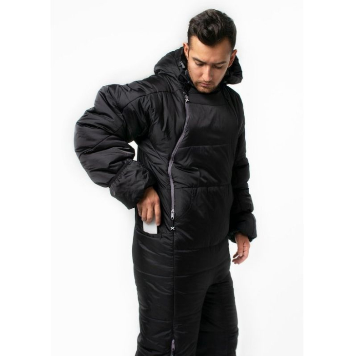 Спальный комбинезон Selkbag Original L черный (SBOR6BCL), фото 5