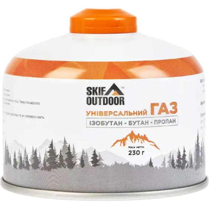 Газовый баллон Skif Outdoor резьбовой 230 г (SO-GC-T230), фото 