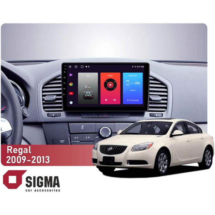 Штатная магнитола Sigma F9216 2+32Gb Buick Regal / Opel Insignia 2009-2013 Grey 9", Линейка: F, Модификация: 2+32Gb, Комплектация: Grey, фото 3