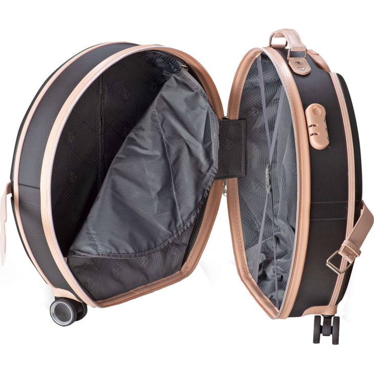 Чемодан Semi Line 24" M Black/Pink Cream (T5671-3), Размер чемодана: M, Цвет: черный, фото 6