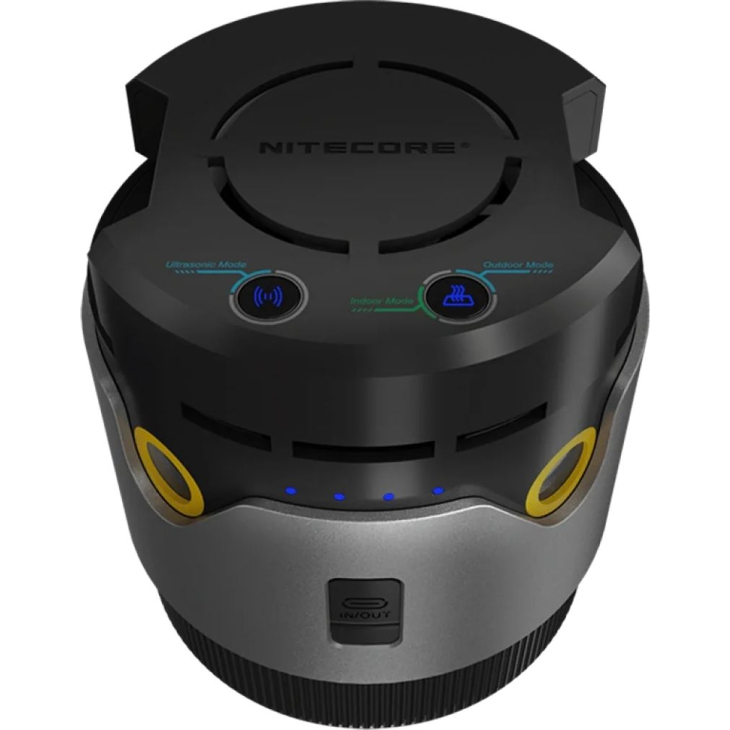 2в1 - Фумигатор беспроводной + Power Bank Nitecore EMR30 (QC 3.0, 10400mAh, Отпугиватель нагрева и ультразвука), фото 5