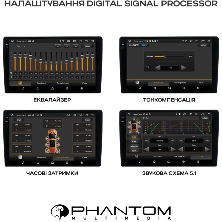 Автомагнитола Phantom DVA-2K9 Pro Max 4G 360° 8+128, Линейка: 2K9 Pro Max 8+128, фото 8