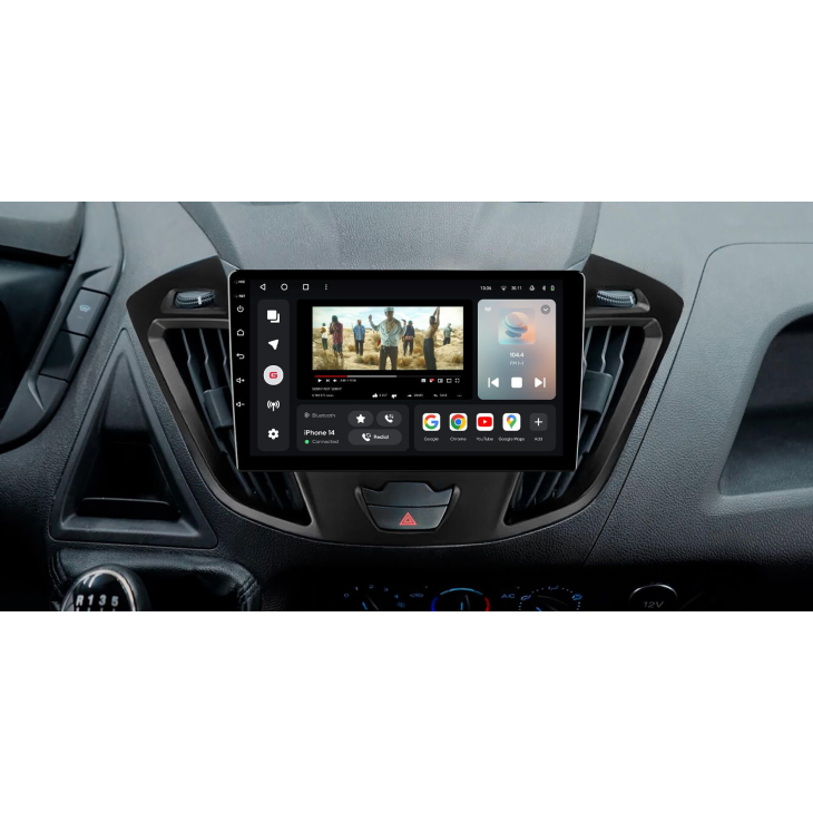 Штатная магнитола Gazer T6009-TRN PRO MAX для Ford Tourneo Custom 1 / Transit 2012-2021, Линейка: T6 9" PRO MAX, фото 5