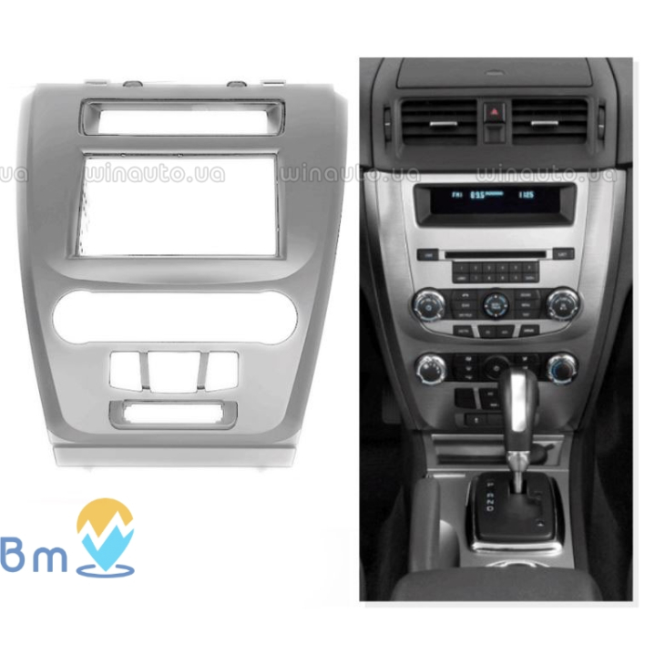 Перехідна рамка Carav 11-302 для Ford Fusion 2009-2012 (silver), фото 4