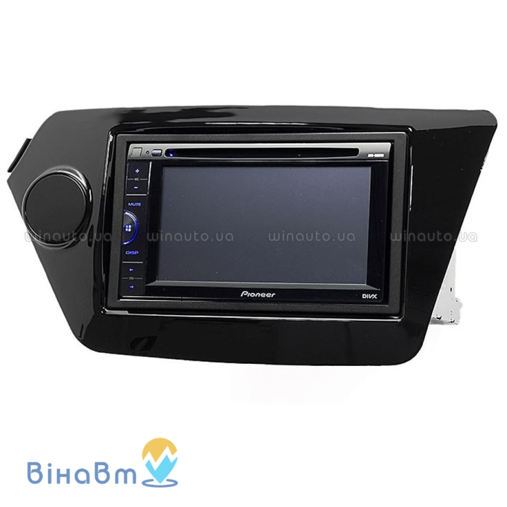 Переходная рамка Carav 11-412 для Kia Rio, K2 (Left Wheel) piano black, фото 3