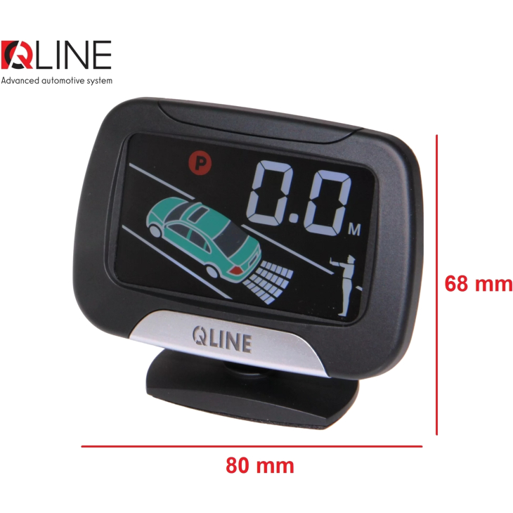 Парктроник QLine ParkSense Maxx 8 черный, Цвет датчиков: черный, фото 4