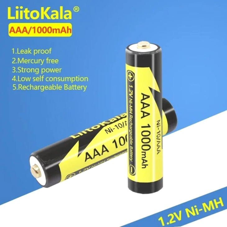 Аккумулятор LiitoKala Ni-10/AAA 1.2V AAA 1000mAh, фото 3