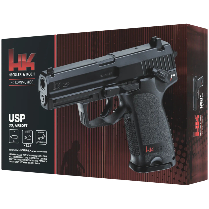 Страйкбольный пистолет Umarex Heckler&Koch USP 6 мм на 16 патронов, фото 7