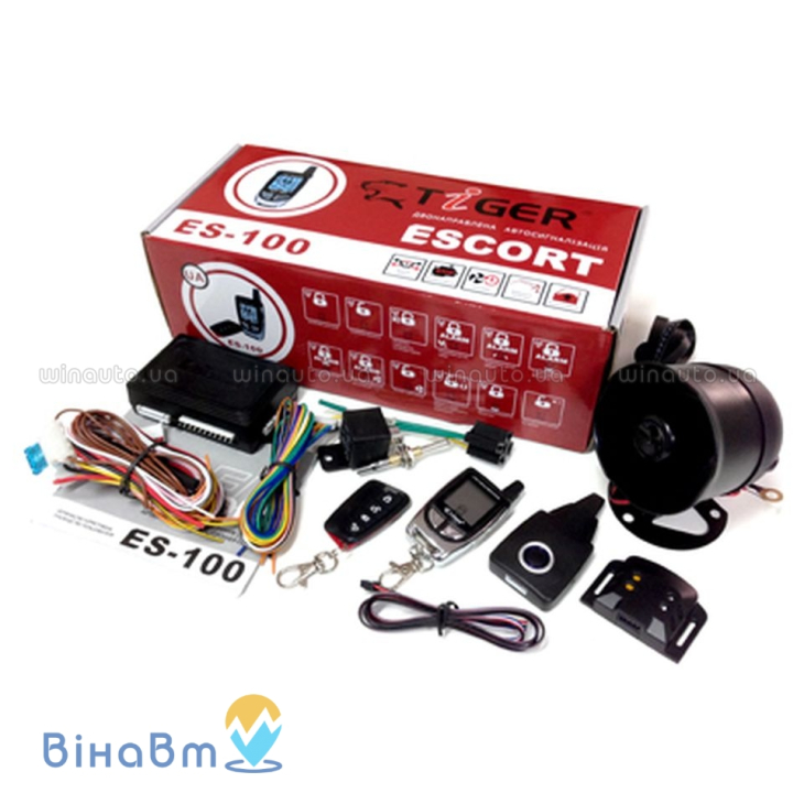 Автосигнализация Tiger Escort ES-100 двухсторонняя, фото 7