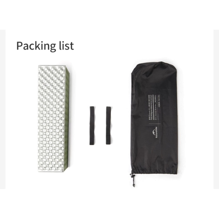 Коврик складной двойной Naturehike IXPE CNK2450WS044 алюминиевая пленка 200x120х1,8 см синий, фото 4