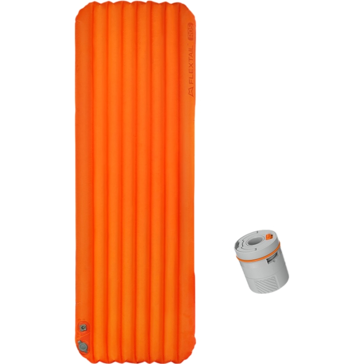 Коврик самонадувающийся Flextail Tiny Sleeping Pad R05 AVS оранжевый, фото 