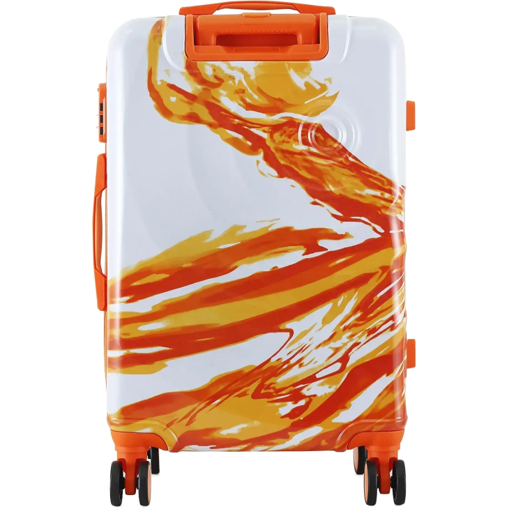 Чемодан Semi Line 24" M White/Orange Print (T5655-2), фото 3