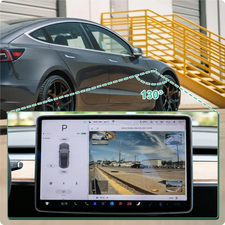 Камера заднього виду GreenYi 1125107-50-J Tesla Model 3, Model Y (2795932949), фото 5
