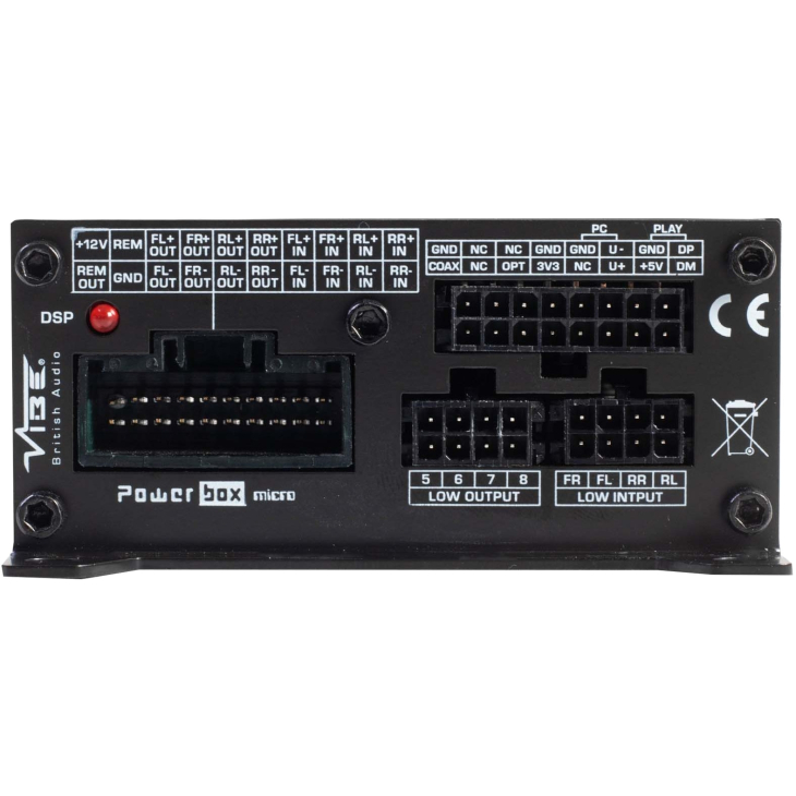 Процессорный усилитель Vibe POWERBOX65.4-8MDSP-V3 4-канальный, фото 5