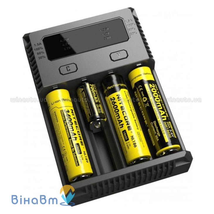 Зарядное устройство Nitecore Intellicharger i4 New, 4 канала, фото 