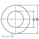 Декоративное кольцо Hella 8XU 008 405-031 (55/98 мм), фото 2