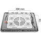 Потолочный монитор Gate SQ-2202 Gray с USB/SD, цвет серый, фото 7