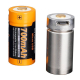Аккумулятор литиевый 16340 Fenix ARB-L16-700UP (700 mAh) micro usb зарядка, фото 3