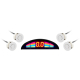 Парктроник GT P Rainbow 4 white (P RB4 White) 4 датчика, Цвет датчиков: белый, фото 