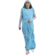 Вкладыш в спальник Sea to Summit Breeze Sleeping Bag Liner Insect Shield - Mummy w/ Drawcord - S Turkish Tile Blue, фото 2