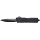 Нож Microtech Scarab II Gen III Executive Double Edge Black Серрейтор, фото 